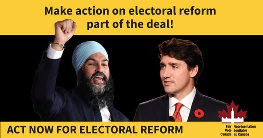 image of Make action on electoral reform part of the deal
